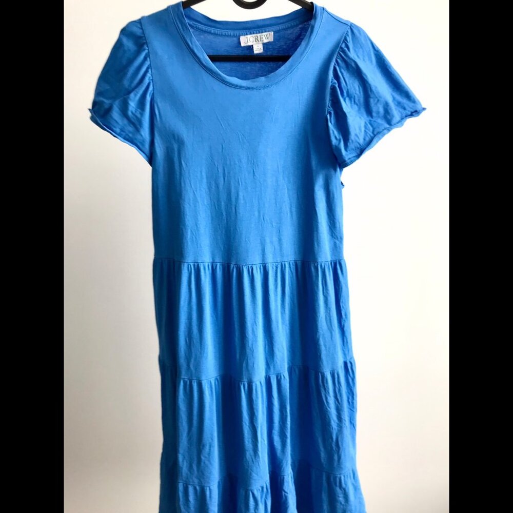 J. Crew Blue Cotton Dress